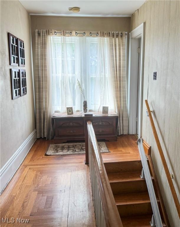 4109 Grand Central Ave, Vienna, WV 26105 - staircase with baseboards