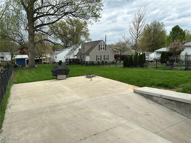 4109 Grand Central Ave, Vienna, WV 26105 - view of patio / terrace with fence and area for grilling