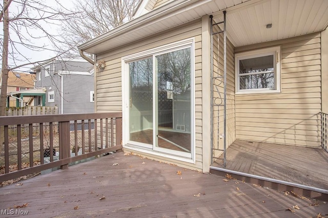 11915 Franklin Blvd, Lakewood, OH 44107 - view of wooden deck