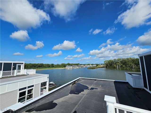 2568 S Waterside Ct Unit 211, Lakeside-Marblehead, OH 43440 - water view featuring a dock