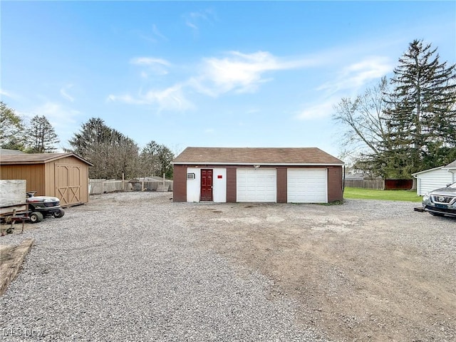 328 Scott Ave, Niles, OH 44446 - detached garage with a storage shed