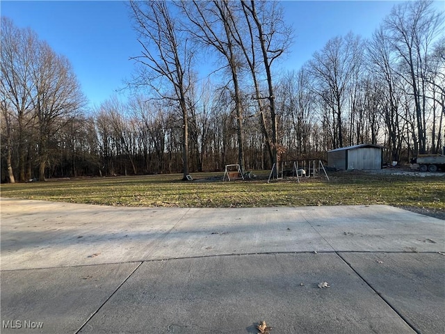 1025 Ohltown Rd, Youngstown, OH 44515 - view of grassy yard featuring a playground