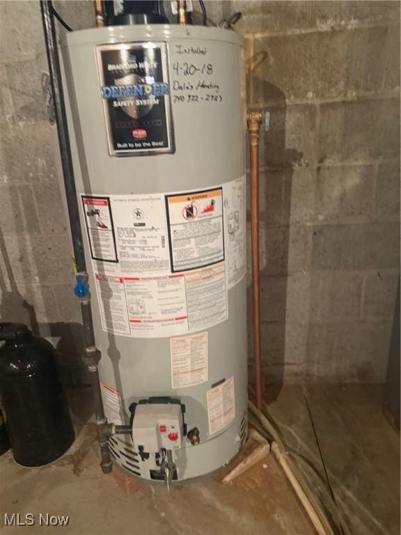 utilities with water heater