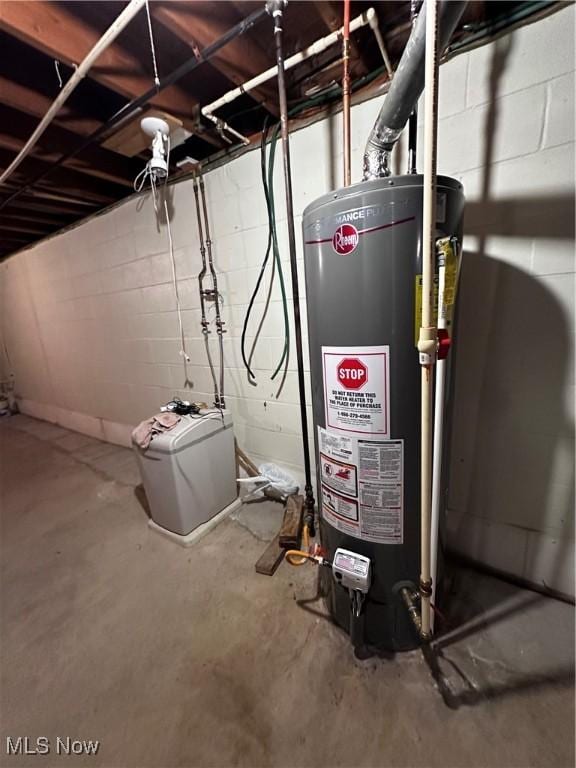 utilities with gas water heater