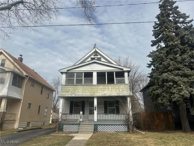 victorian home with covered porch