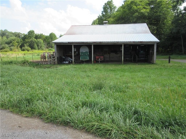 view of outbuilding with an outdoor structure