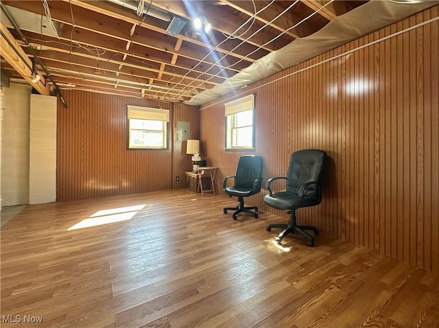 unfurnished room featuring wood finished floors