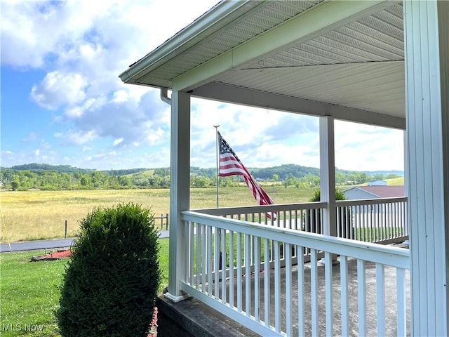 view of deck