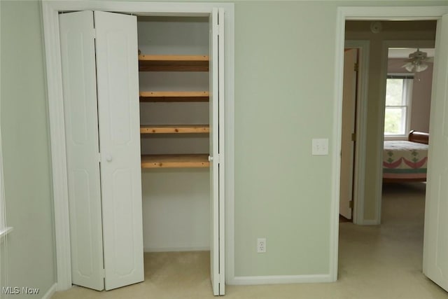 view of closet