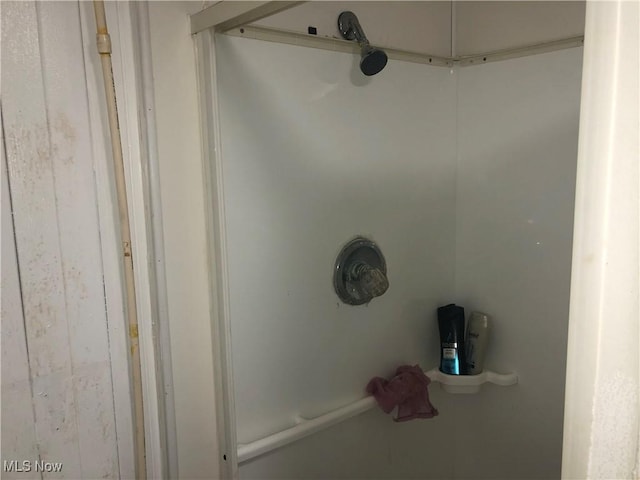 room details with a shower