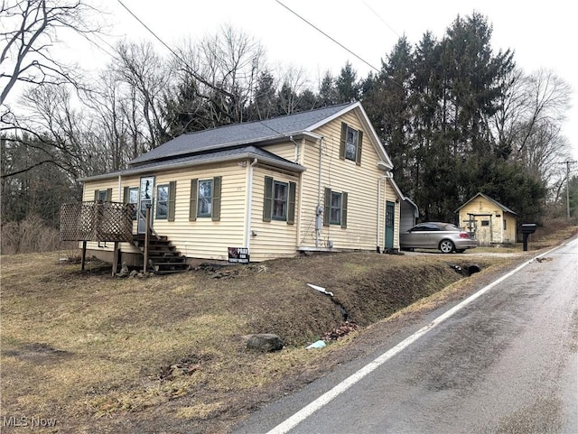 view of property exterior