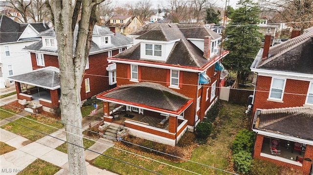 1518 Washington Ave, Parkersburg, WV 26101 - bird's eye view with a residential view