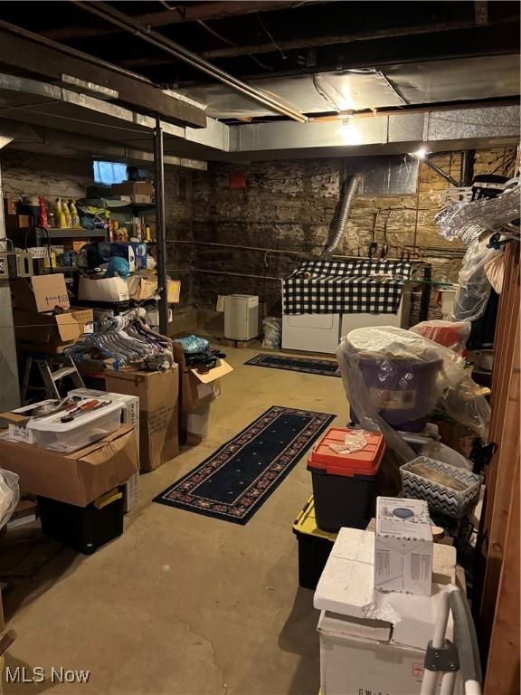 view of storage room