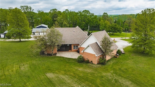 1003 Duncan Ln, Parkersburg, WV 26104 - drone / aerial view with a forest view