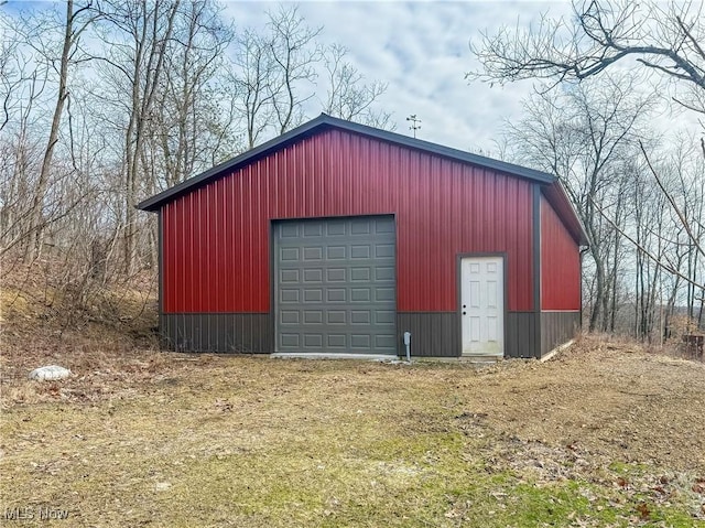 view of outbuilding featuring an outbuilding