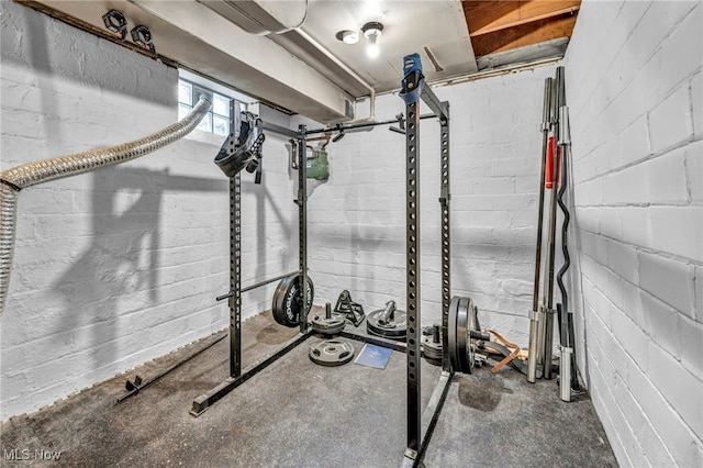 view of workout room