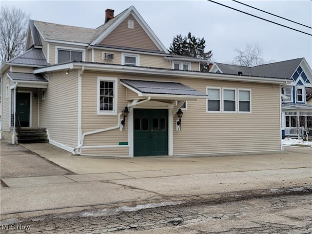 view of front of home featuring entry steps