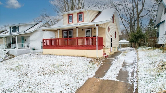 bungalow with covered porch