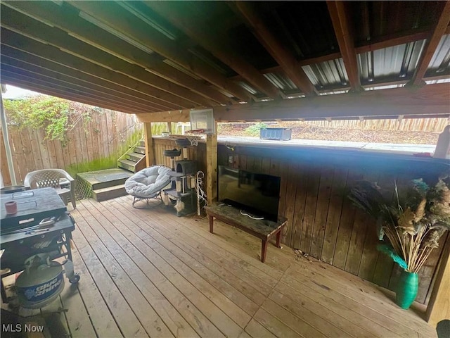 view of deck