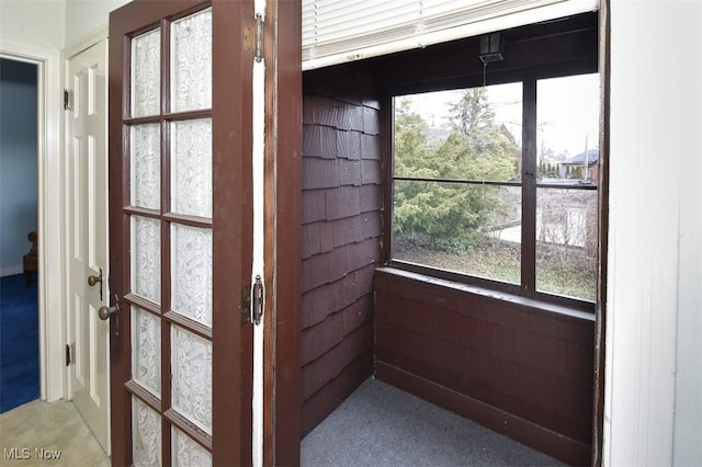 view of doorway to outside