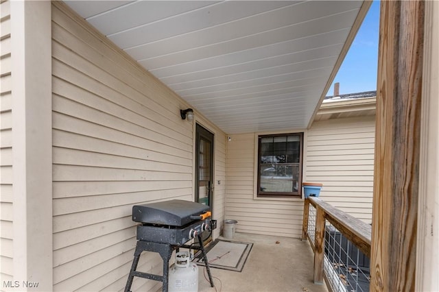 view of patio / terrace featuring grilling area