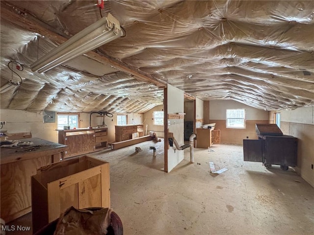 5192 University Dr, Geneva, OH 44041 - view of unfinished attic