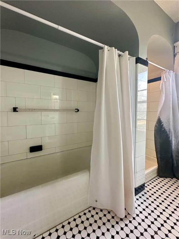 bathroom featuring tile patterned floors