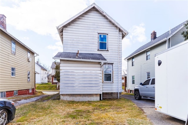 view of back of property