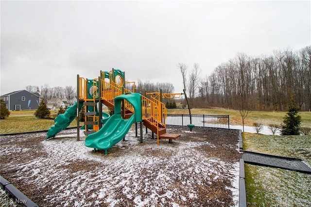 view of community playground