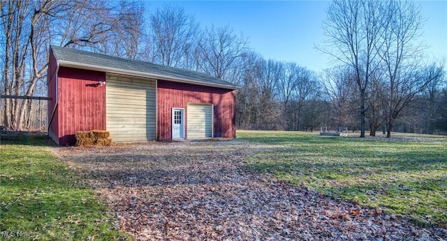 view of outbuilding featuring an outbuilding