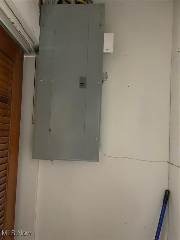 utility room with electric panel