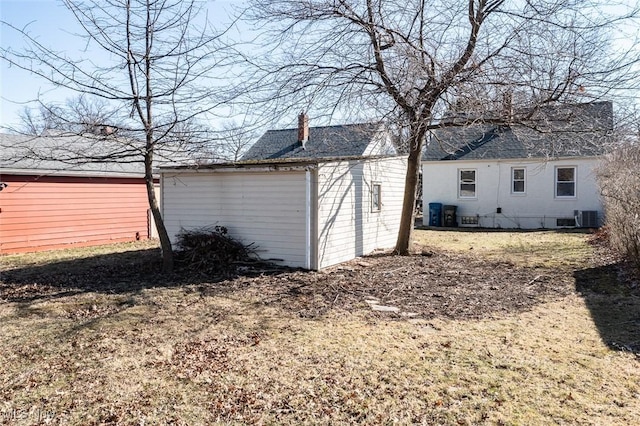 garage with central AC