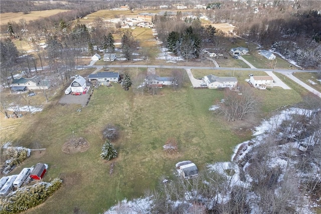 drone / aerial view featuring a residential view