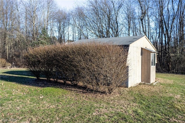 view of outbuilding featuring an outbuilding