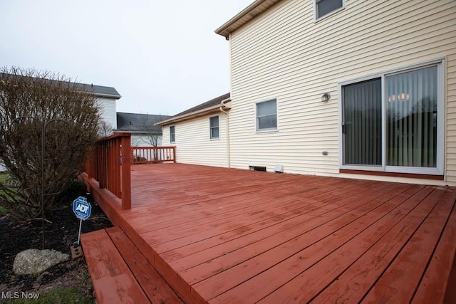 view of deck