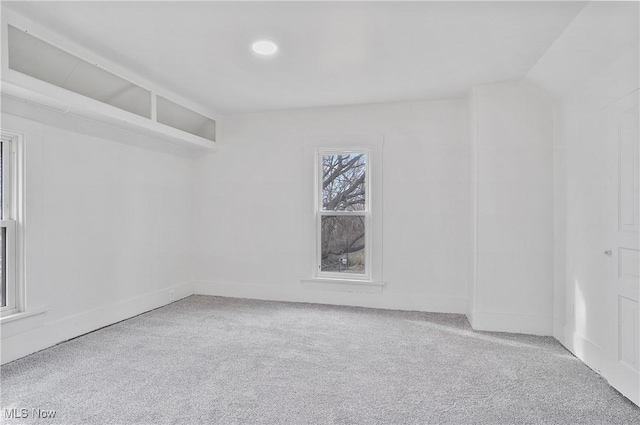 empty room with carpet floors