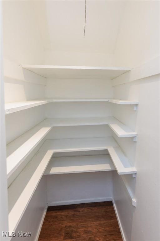 view of pantry