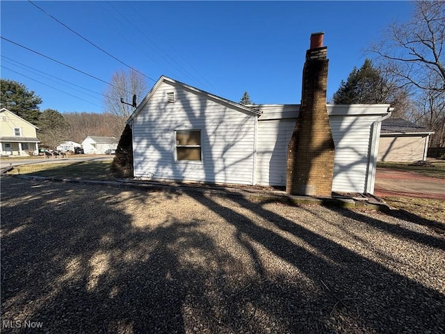 view of rear view of property