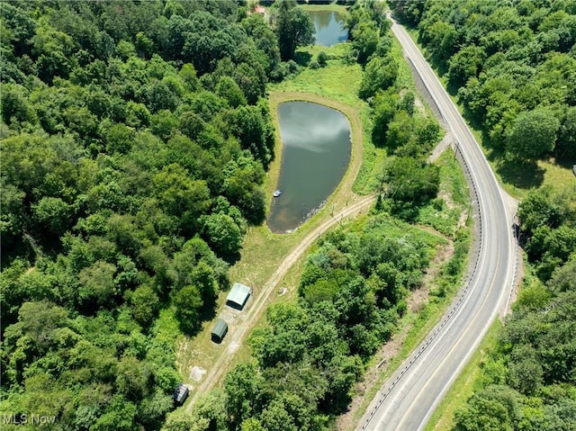 5659 Steubenville Rd SE, Amsterdam, OH 43903 - bird's eye view featuring a water view
