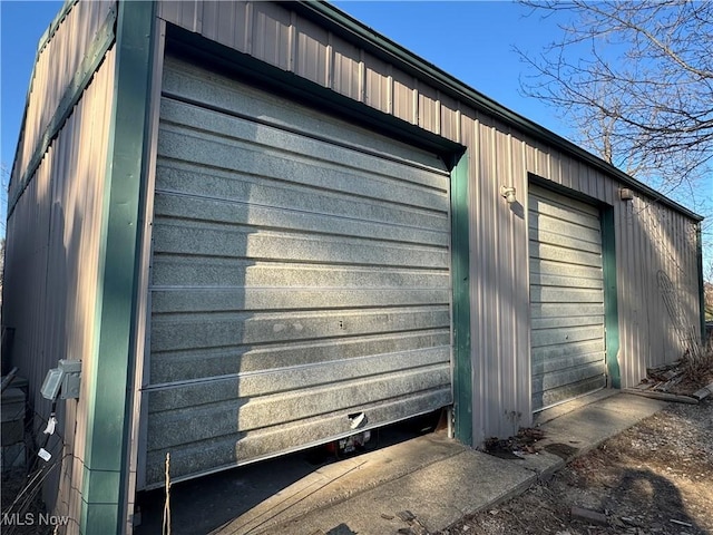 view of outbuilding featuring an outdoor structure