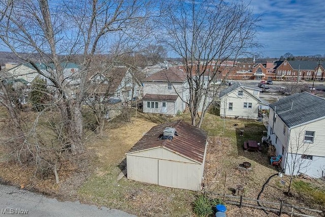 drone / aerial view featuring a residential view
