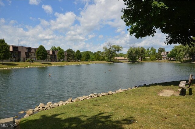 view of water feature