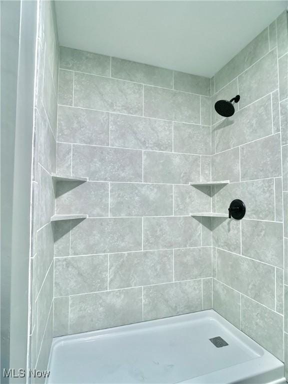 1341 Sharon Ave, Zanesville, OH 43701 - bathroom with tiled shower