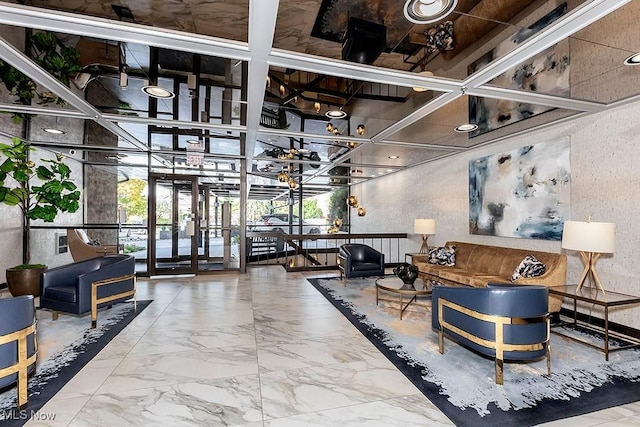 27500 Cedar Rd Unit 804, Beachwood, OH 44122 - lobby featuring a wall of windows