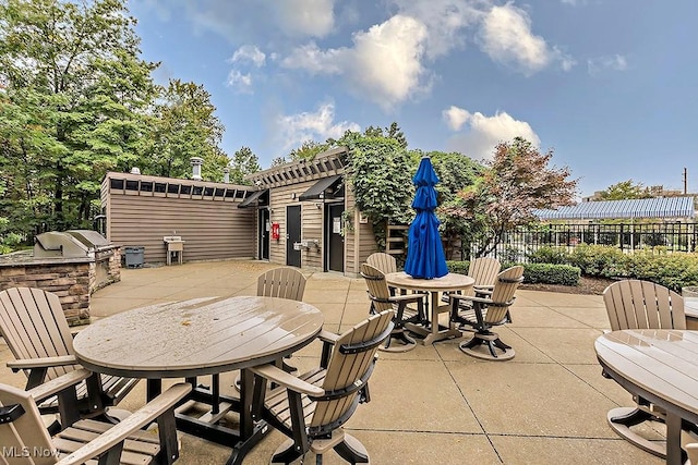 27500 Cedar Rd Unit 804, Beachwood, OH 44122 - view of patio / terrace featuring outdoor dining space