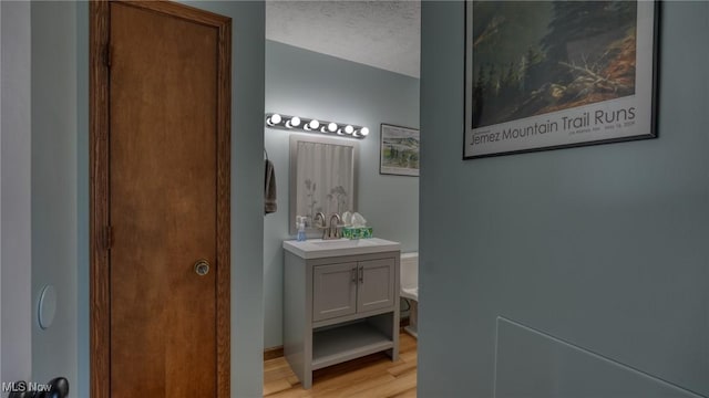 440 Homestead Dr, New Concord, OH 43762 - bathroom with wood finished floors and vanity