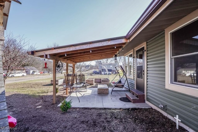 view of patio