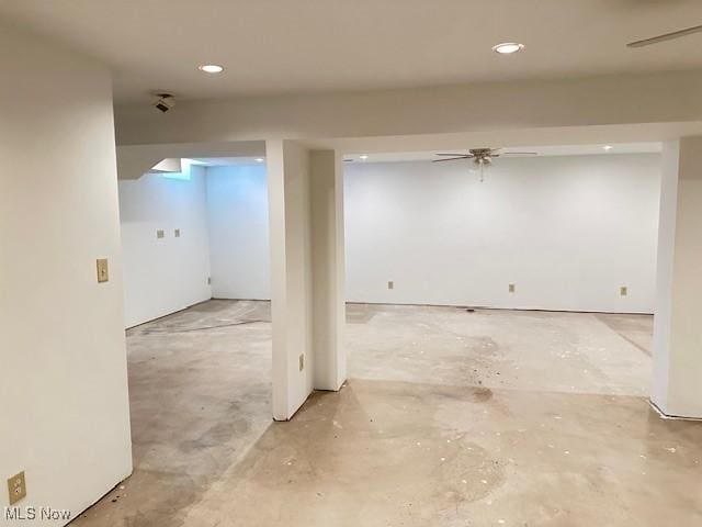 2364 W Royalton Rd, Broadview Heights, OH 44147 - finished basement with recessed lighting