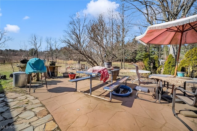 view of patio / terrace with outdoor dining space