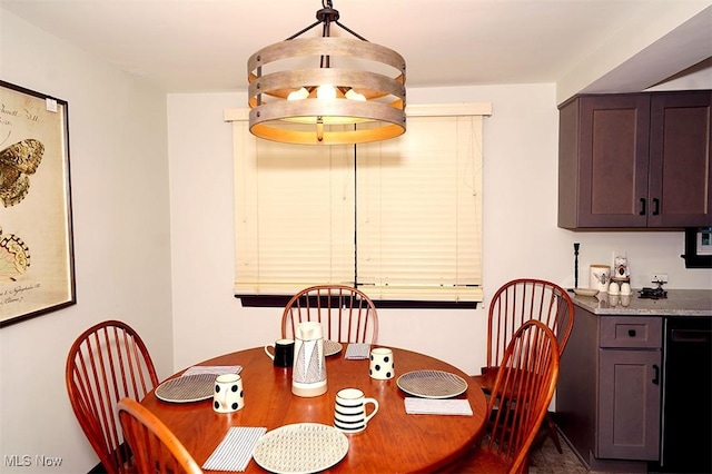 view of dining area